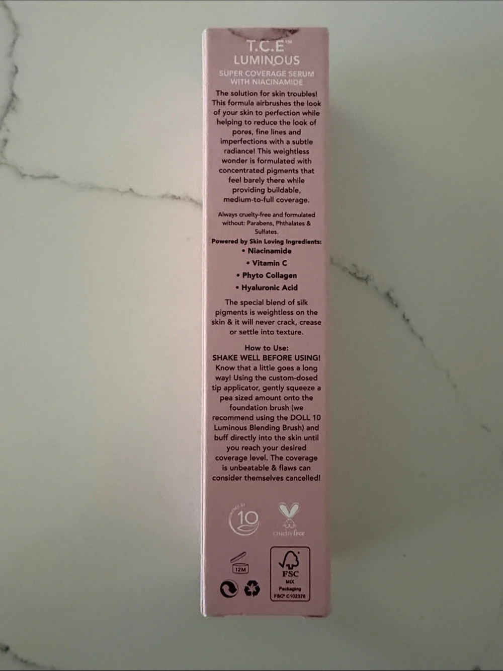 Dollcake T.C.E Luminous Super Coverage Serum - Pink